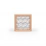 square grid shaped diamonds in gold