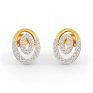 diamond earrings in 18k gold