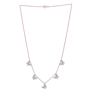 Diamond Butterfly Necklace