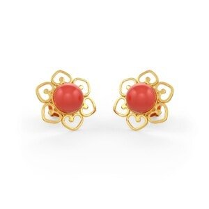 Coral Earrings