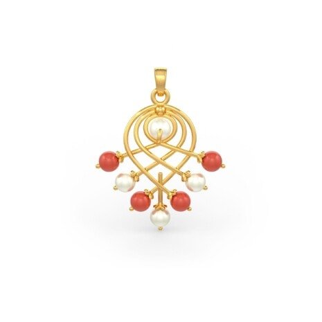 SPD-30798 (3) Pearl coral Pendant