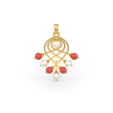 SPD-30798 (5) Pearl coral Pendant