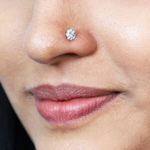 Elegant Diamond Nose Pin