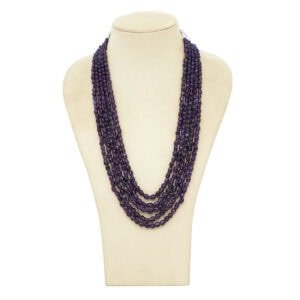 Amethyst Beaded Layered Necklace