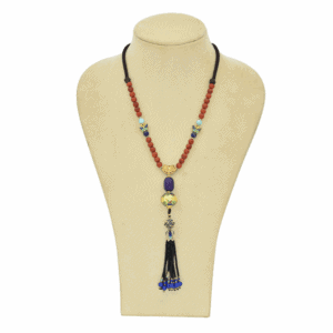 Vintage Beaded Long Necklace