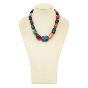 Multi Colour Agate Necklace
