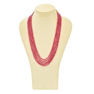 Red Multibeaded Necklace