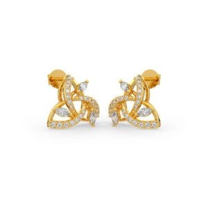 Triflora Diamond Earrings