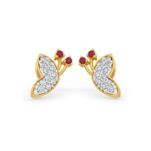 Teeny Fly Diamond Earrings