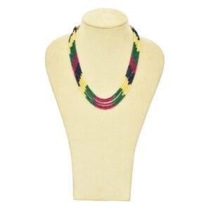 5 Layered Women Agate Necklace