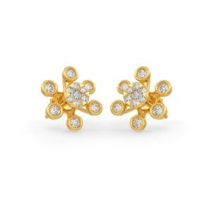 Lilypad Diamond Earrings