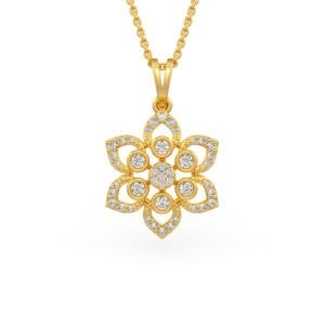Flower Diamond Pendant