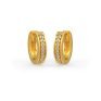 Yellow Gold Earring With Diamond