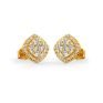 YELLOW GOLD EARRING WITH DIAMOND