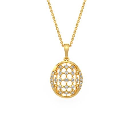 DPD-32038 (1) Y YELLOW GOLD PENDANT WITH CHAIN