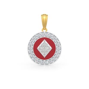 Aurora Diamond 18kt Gold Pendant