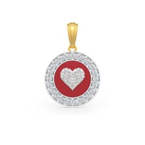 Amora Heart 18kt Gold & Diamond Pendant
