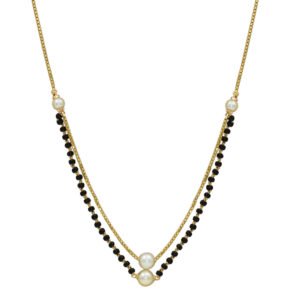 Pearl Twin Minimal Mangalsutra