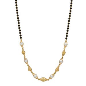 Delicate Pearl Charm Mangalsutra